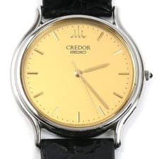 SEIKO CREDOR Men s Watch Battery Powered GCAR051 8J81 6A30 Used From Japan
