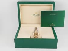 Rolex 79173 Lady-Datejust 26 mm Champagne Index Dial Jubilee Bracelet Box 1999