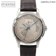 Hamilton Jazzmaster Open Heart Men's Automatic Watch Silver From Japan