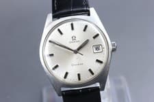 OH Serviced Vintage Omega Geneve 136.041 Cal.613 Date Manual Winding Men's watch