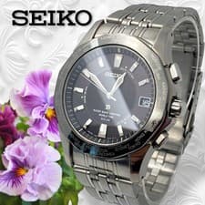 SEIKO BRIGHTZ Y650 Watch Radio Controlled Solar Timepiece Mens Elegant