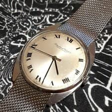 IWC C Line Cal 403 Manual Wind Mens Watch with Genuine Strap Vintage Working