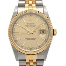Authentic Rolex Datejust 16233 SSxYG Mechanical Automatic K Series #230-000-...