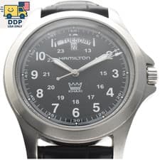 Hamilton Khaki H644510 40mm Black Dial Day/Date Men's Quartz Watch [Near Mint]