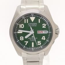 Citizen Promaster PMD56-2951 Land Eco-Drive Green Dial Titanium Watch