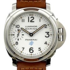 PANERAI Luminor Marina Logo Acciaio PAM00660 White Stainless Steel #OK1167