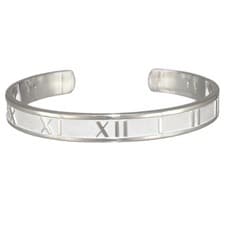 TIFFANY&CO. Atlas Cuff Bracelet Bangle Sterling Silver 925 Ex+