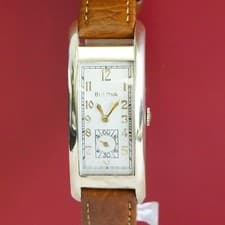 1938 Bulova Wilson Curvex Tank Watch Cal. 7AP 21 Jewels 52mm Lug to Lug U.S.A.