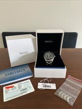 Seiko Prospex Men's Black Watch - SPB453