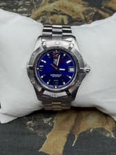 Tag Heuer Proffessional WN1112 37mm Blue Dial Watch Band is a Little Short