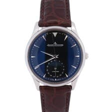 Jaeger-LeCoultre Ultra Thin Moon 30mm Black Dial Watch Ref# Q1368470