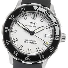 IWC SCHAFFHAUSEN Aqua timer IW356806 white Dial Automatic Men's Watch_946914