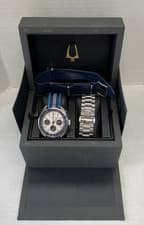 Bulova Lunar Pilot Chronograph 262 kHz Precisionist 98a305 Special Edition Watch