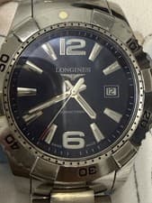 Longines HydroConquest L3.647.4 Blue Dial Quartz 41mm Diver Watch 300m