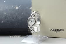[Near MINT] LONGINES Flagship L4.216.4 White Dial Quartz Ladies Watch From JAPAN