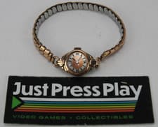 Vintage Speidel Ming Tai Rose Gold Filled Ladies Watch Band + Watch