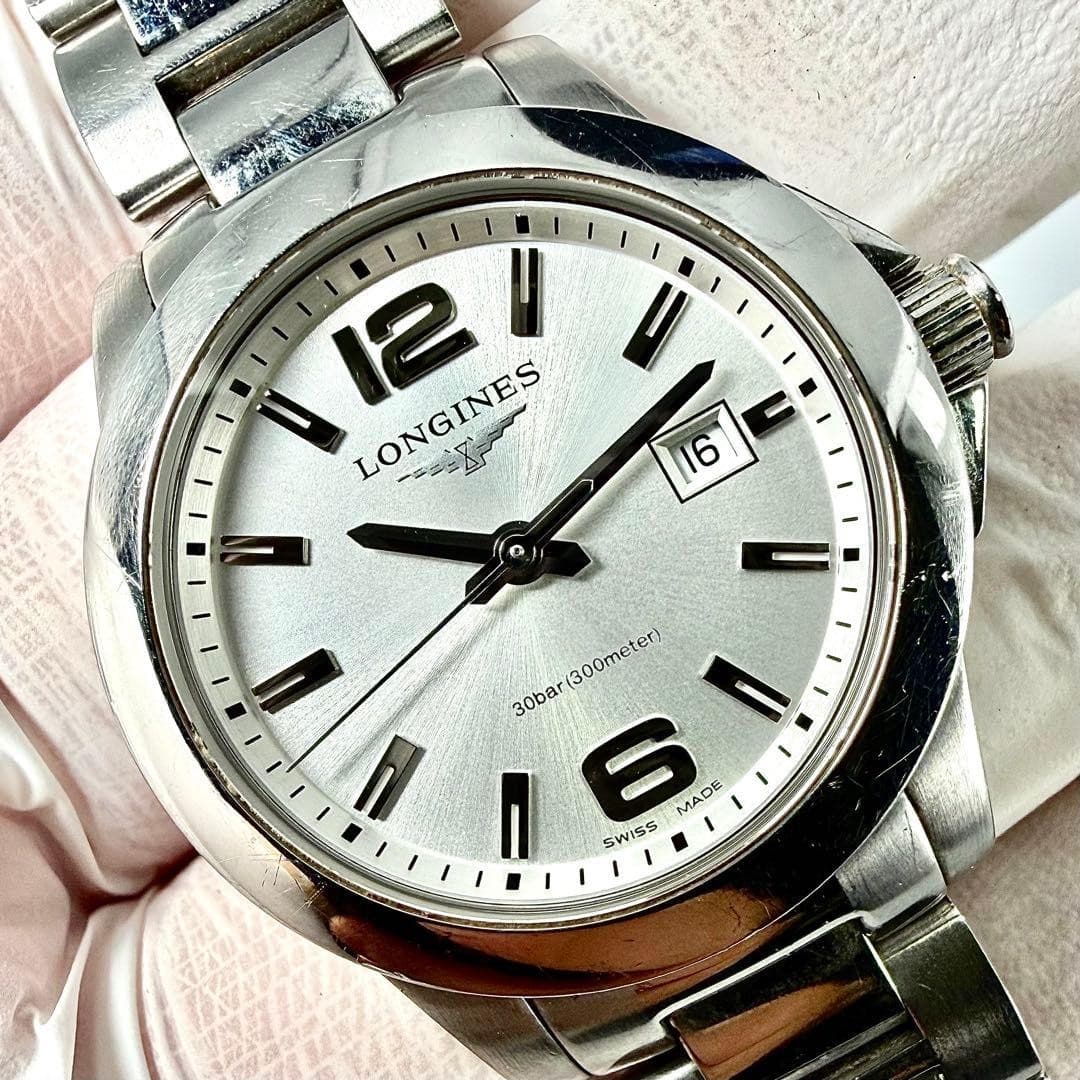 LONGINES HydroConquest L3.376.4 Watch New Battery Working