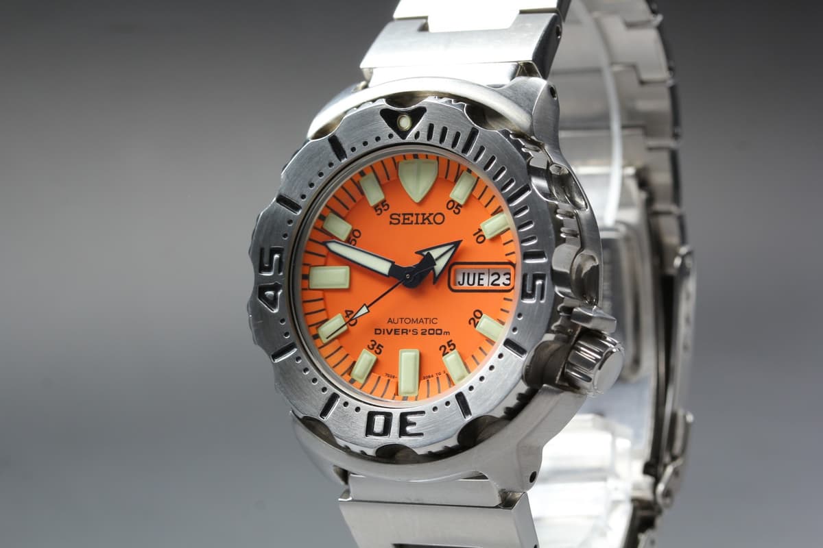 [Near MINT] SEIKO Orange Monster 7S26-0350 SKX781 Automatic 200m Watch JAPAN