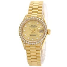 ROLEX Datejust Bezel Diamond Watches 69158G K18 Yellow Gold/18K Yellow Gold ...