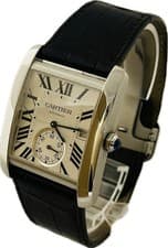 Cartier Tank MC LM W5330003 3589 34mm Automatic Mens Watch Excellent A6469