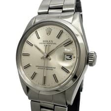 ROLEX Oyster Perpetual Date 1500 Automatic Cal.1570 Silver Dial Men's Watch