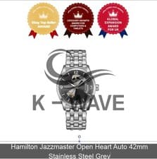 Hamilton Jazzmaster Open Heart Auto 42mm Stainless Steel Grey