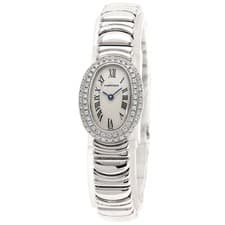 CARTIER Mini Baignoire Watches WB5095L2 K18 White Gold/K18 White Gold Ladies