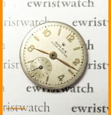 Ladies Rolex Oyster Perpetual Orig Sub-Seconds Dial & Handset PA 420 Bubbleback