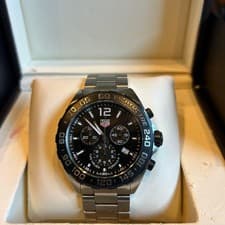 TAG Heuer Formula 1 Quartz Chronograph Watch CAZ1010 Black Dial