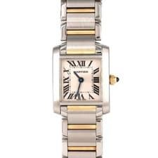 Authentic Cartier Tank Française SM Two-tone W51007Q4 SSxYG Quartz #230-000...