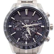 SEIKO Astron 5X Series Dual Time GPS Satellite Radio Solar Men s Watch Black Dia