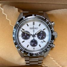 Seiko Prospex SBDL085 Speedtimer Panda Solar Watch Complete Accessories