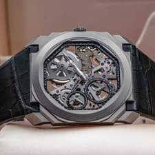 Bulgari Octo Finissimo Skeleton 102714 40mm Titanium Box Papers 2018