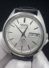 1971 KING SEIKO CHRONOMETER KS SP 5246-6000 Special Hi Beat Linen Rare Dial