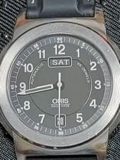 ORIS Big Crown 7500 Automatic Black Day Date Men's Watch from JP good  condition