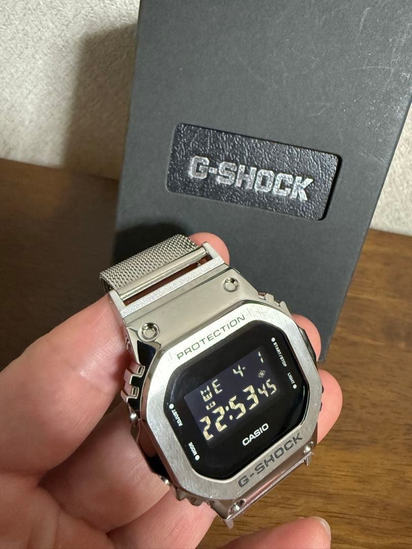 Casio G-Shock 3229 JA Aftermarket Band Adapter Mesh Band Watch