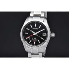 Seiko SBGE011 Grand Seiko Spring Drive GMT Power Reserve Men s SS Transparent Ca