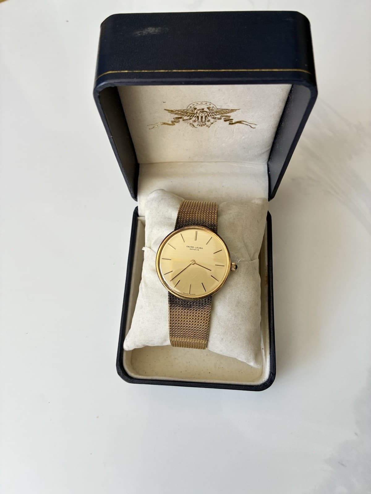 VINTAGE MEN'S WRIST WATCH FAVRE-LEUBA GENEVE MANUAL REF.4909 SWISS