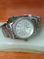 WALTHAM 63370 31 Coin Edge Guilloche Quartz Watch Repair Required