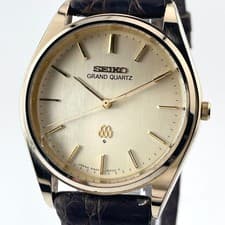 SEIKO Grand Quartz Twin Wristwatch Vintage Analog Timepiece for Men