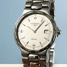 Longines Conquest L161144 Quartz Mens Watch 34mm Analog Wrist 18cm NB/NA