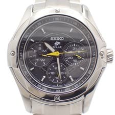 SEIKO Ignition Takuma Sato Limited Solar Chronograph Men s Watch Titanium SBHR00