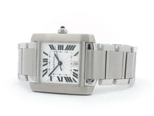 Cartier Tank Francaise Large Silver Dial Automatic Stainless Steel W51002Q3 2302