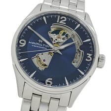 Hamilton Jazzmaster Open Heart H327050 Watch Men's Automatic Silver Used