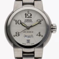 ORIS 7522-41 TT1 Day-Date Silver Dial Automatic Stainless Steel Men’s
