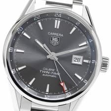 TAG HEUER WAR2012.BA0723 Carrera Twin Time Caliber 7 Automatic Men s Good Condit