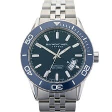 Raymond Weil Freelancer 2760-ST3-50001 Blue Dial 42mm Automatic Men's Watch +B&P