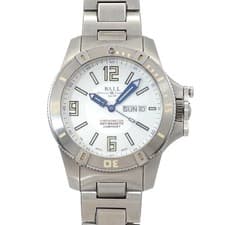 BALL Engineer Hydrocarbon Space Master DM2036A Date Silver Dial Men 90314010