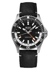 Mido Ocean Star GMT Auto 44MM Black Dial Rubber Men's Watch M026.629.17.051.01