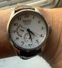 Seiko Presage SARW025 JDM Automatic White Dial Power Reserve + Deployment Clasp